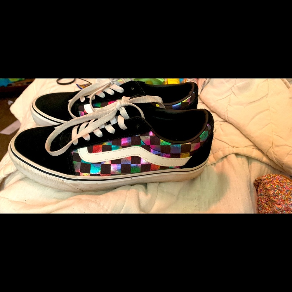 Womens vans like new shoes 8 1/2.